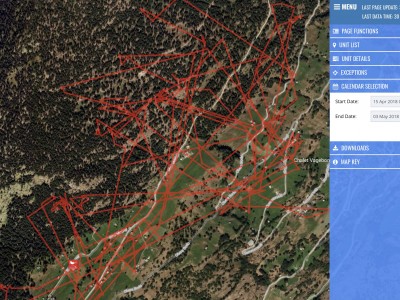 red deer mapped