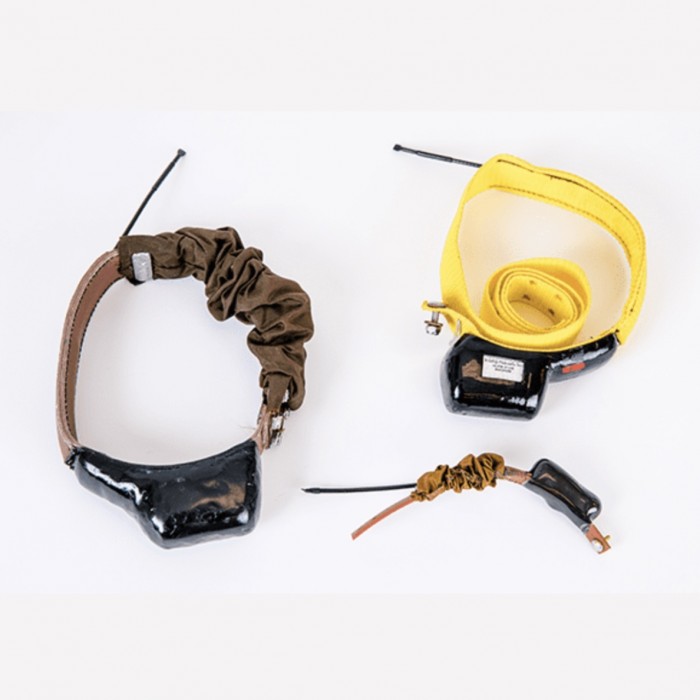 Traditional radio telemetry using VHF radio transmitters, receivers and Yagi antennas.